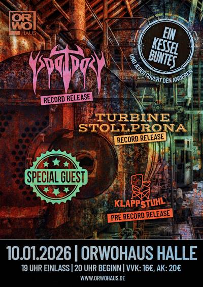 Ein Kessel Buntes mit YspotopsY, Turbine Stollprona, Klappstuhl