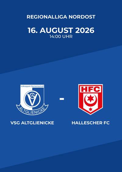 VSG Altglienicke - Hallescher FC