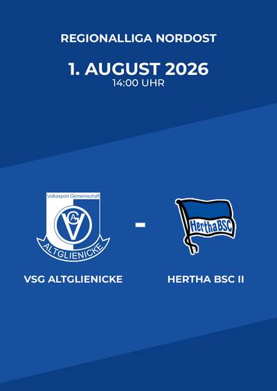 VSG Altglienicke - Hertha BSC II