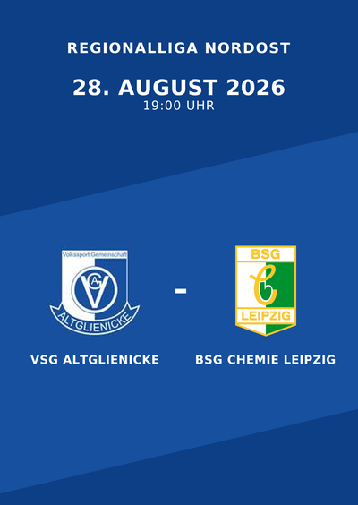 VSG Altglienicke Berlin - BSG Chemie Leipzig