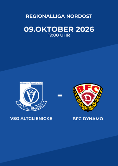VSG Altglienicke Berlin - BFC Dynamo